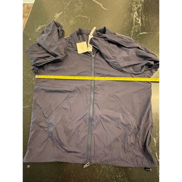 NWT Fabletics Deep Navy Womens oversized Windbreaker SM - Picture 6 of 10